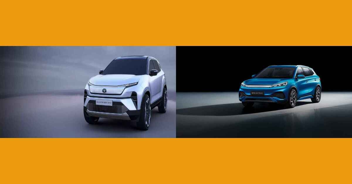 Tata Harrier EV and BYD Atto 3 EV