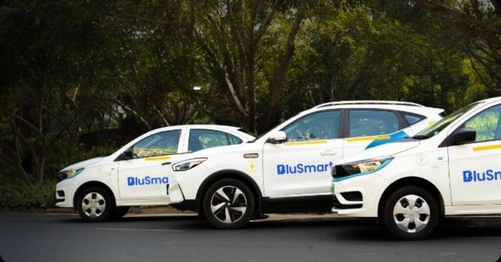 BluSmart cabs
