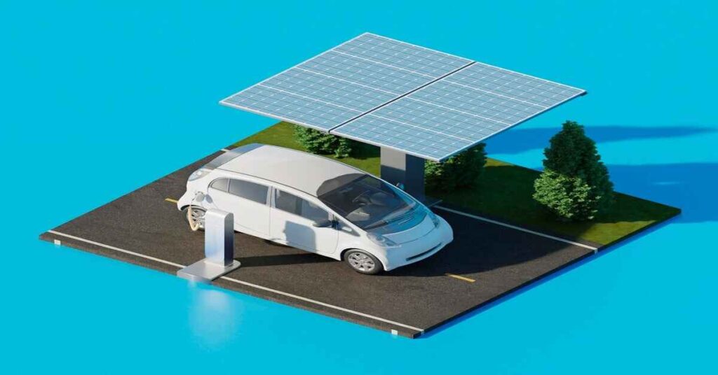 EV car charging from Solar panels